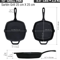 Grillpfanne Gusseisen