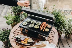 Großer Kontaktgrill quadratisch