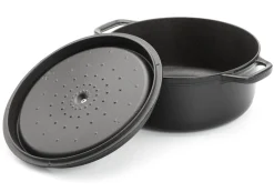 Gusseisen-Bräter emailliert rund