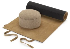 Gymnastikmatte Rindveloursleder