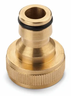 Hahnanschlussstecker Messing