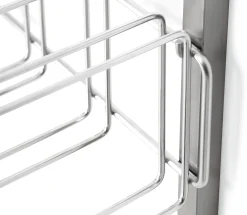 Hakenleiste zu Regalsystem Inox