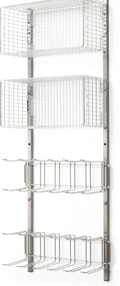 Hakenleiste zu Regalsystem Inox