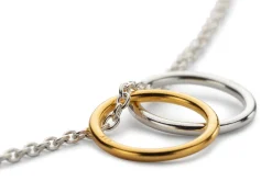 Halskette Bicolor-Circle