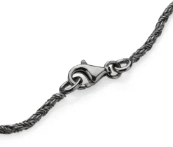 Halskette Fuchsschwanz Oxid, Anthrazit