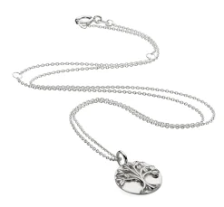 Halskette mit Anhänger Lebensbaum