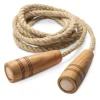 Hanfspringseil Kirschbaumholz-Griffe