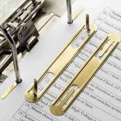 Heftklammern Stahlblech vermessingt