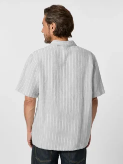 Herrenhemd Leinen gestreift