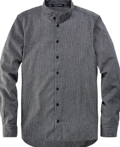 Herrenhemd Strukturstreifen
