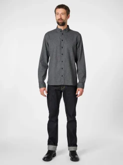 Herrenhemd Strukturstreifen