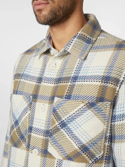 Herren-Hemdjacke kariert