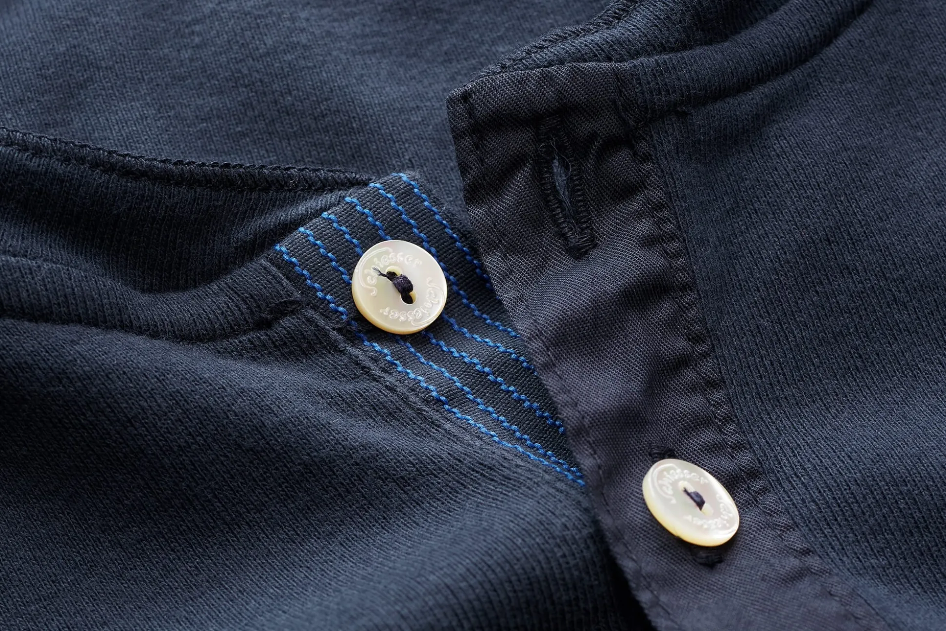 Herren-Henley-Shirt Langarm