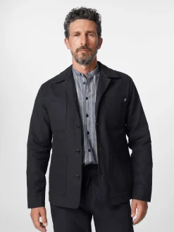 Herrenjacke teilgefüttert