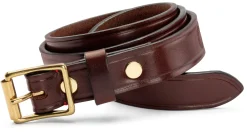 Herren-Ledergürtel schmal