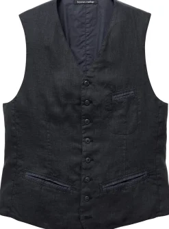Herren-Leinenweste
