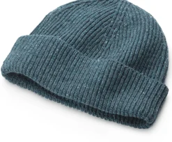 Herrenmütze Melangegarn, Petrol