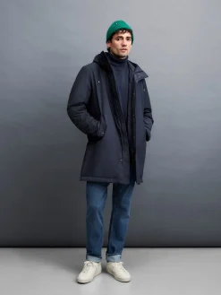 Herrenparka gefüttert