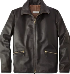 Herren-Roadsterjacke Pferdeleder