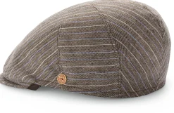Herren-Schiebermütze gestreift