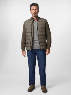 Herren-Stepp-Strickjacke