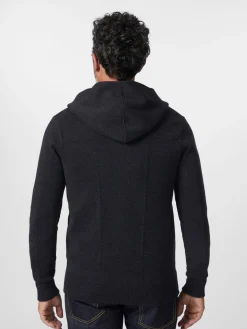 Herrenstrickjacke mit Kapuze