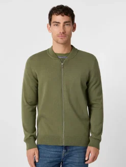 Herren-Strickjacke mit Zip