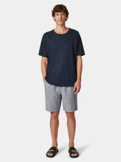 Herren-T-Shirt Leinen