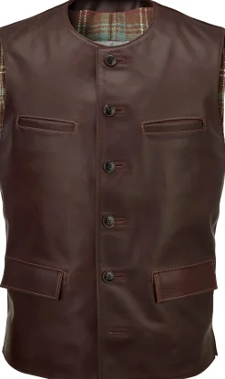 Herrenweste Pferdeleder