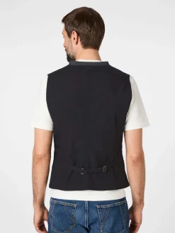 Herrenweste Strukturstreifen