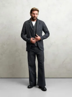 Herrenweste Strukturstreifen