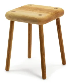 Hocker Eschen- und Eichenholz