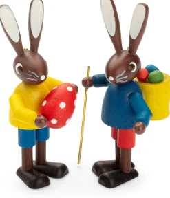 Holzanhänger Hasenkinder