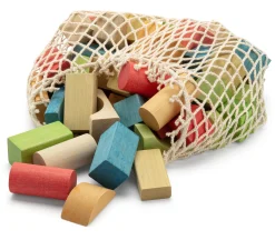 Holzbauklötze bunt