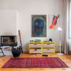 Holzkiste zu Schubladenregal Stellage zwei