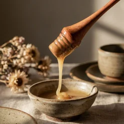 Honiglöffel Elsbeerenholz