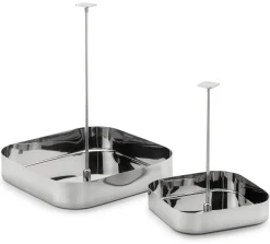 Italienisches Pendeltablett Edelstahl