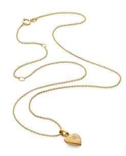 Jubiläumskette mit Anhänger Herz