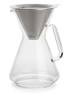 Kaffeebereiter mit Dauerfilter Borosilikatglas