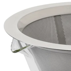 Kaffeebereiter mit Dauerfilter Borosilikatglas