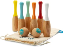 Kegelspiel Buchenholz