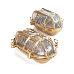 Kellerleuchte Messing