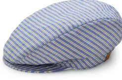 Kinder-Schiebermütze Baumwolle gestreift
