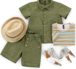 Kinder-Shorts Leinen