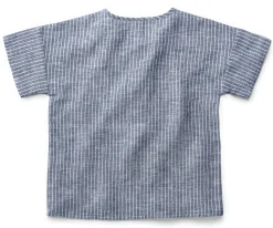 Kinder-T-Shirt Leinen gestreift