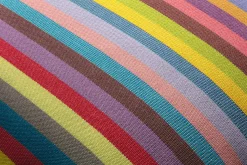 Kissenbezug bunt gestreift