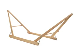 Klappbarer Hängemattenständer Eschenholz Natur