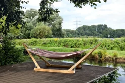 Klappbarer Hängemattenständer Eschenholz Natur