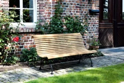Klassische Lattenbank Eichenholz