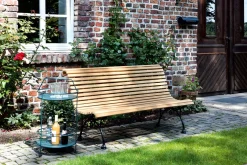 Klassische Lattenbank Eichenholz